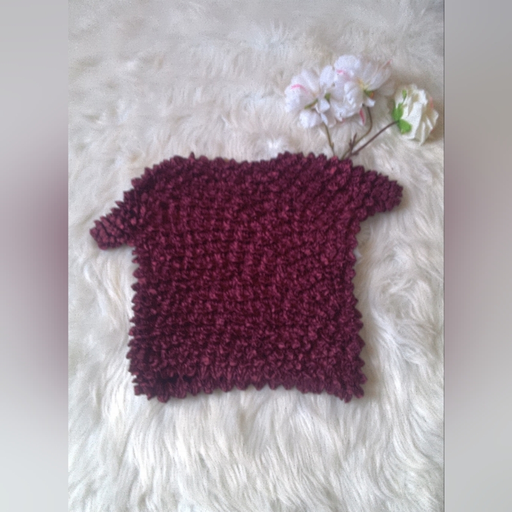 Pineapple Apparel Burgundy Top Size One Size NWT
